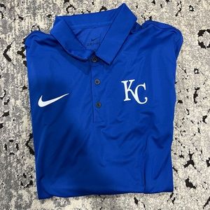 Blue Nike Royals polo